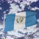 Guatemala Flag With Sky 4k - VideoHive Item for Sale