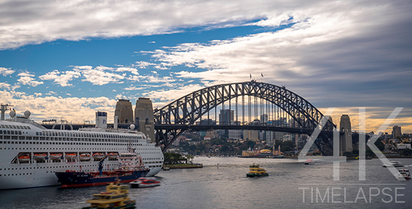 Sydney Harbour Bridge Ferry Traffic 1