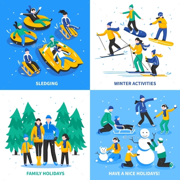 Winter Activity 2X2 Design Concept
