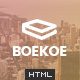 Boekoe - Book Landing Page - ThemeForest Item for Sale