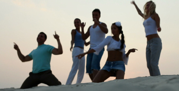 Dancing At Sunset