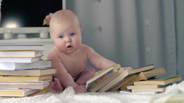 Baby with the Books