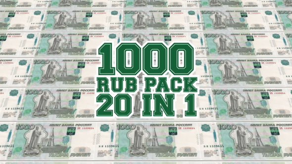 1000 Rubles Pack 20 in 1