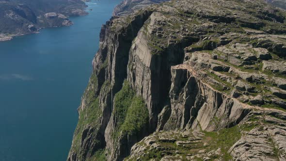 Pulpit Rock Preikestolen Beautiful Nature Norway