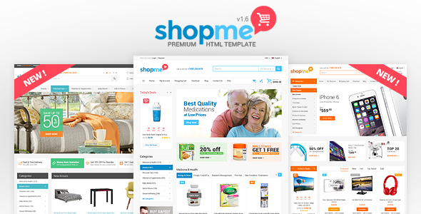 ShopMe - Uniwersalny szablon HTML e-commerce