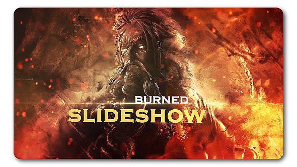 Smoke & Fire Parallax Slideshow alt