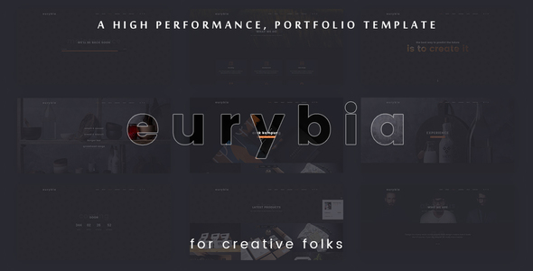 Eurybia - Creative Portfolio HTML Template