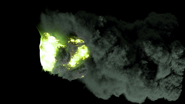 Volcano Explosion 3d