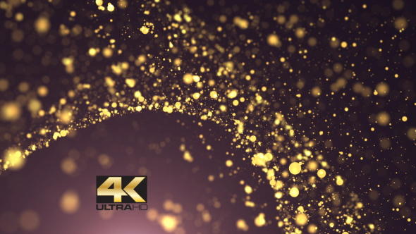 Gold Particles Background alt