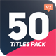 50 Animated Titles - VideoHive Item for Sale