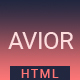 Avior - Responsive Portfolio Template - ThemeForest Item for Sale