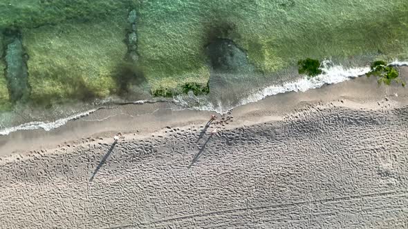 Summer Cleopatra Beach aerial view 4 K