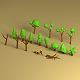 Low Poly Tree Pack - 3DOcean Item for Sale