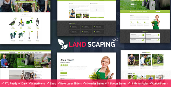 Landscaping HTML Template