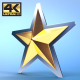 Golden Star Logo Reveal - VideoHive Item for Sale