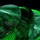 Green Abstraction On a Black Background - VideoHive Item for Sale