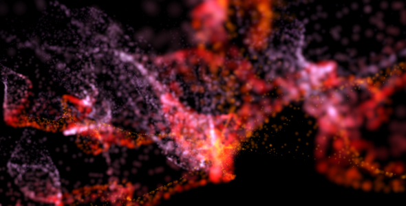 Cinematic Particles Waves 01