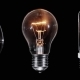 Collage Of 3 Bulbs Blinking - VideoHive Item for Sale