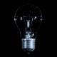Tungsten Light Bulb Lamp Blinking Over Black Background - VideoHive Item for Sale