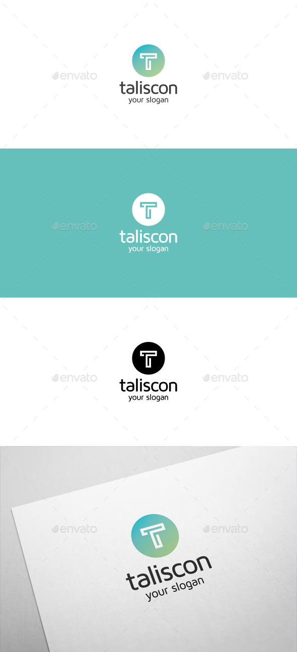 Taliscon T Letter Logo