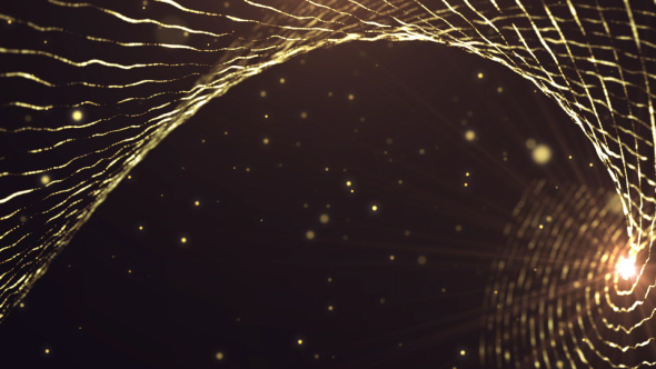 Gold Particles Background alt