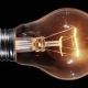 Tungsten Light Bulb Lamp Blinking Over Black Background - VideoHive Item for Sale