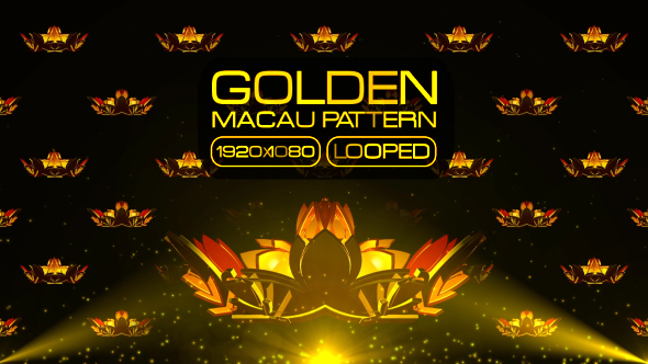 Golden Macau Pattern VJ Kit