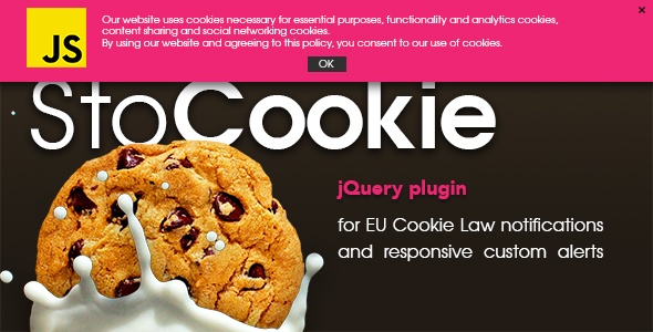 StoCookie jQuery plugin - Cookie Law Compliance and Custom Notifications