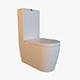 White Acrylic Toilet Bowl - 3DOcean Item for Sale