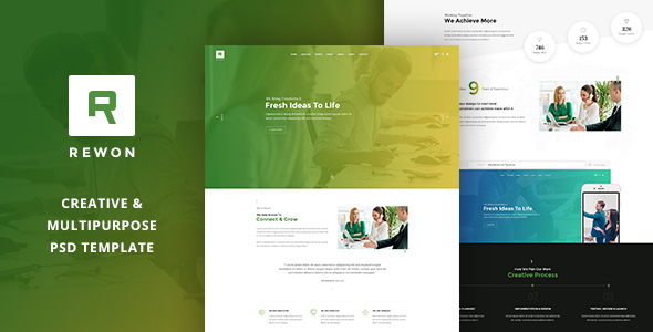 REWON - Multipurpose PSD Template