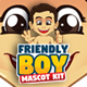 Friendly Boy Mascot / Character Kit - GraphicRiver Item for Sale