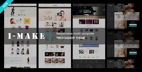 I-Make Stunning Prestashop Theme for Fashion, Accessories, Cosmetic, Digital and Jewelry stores