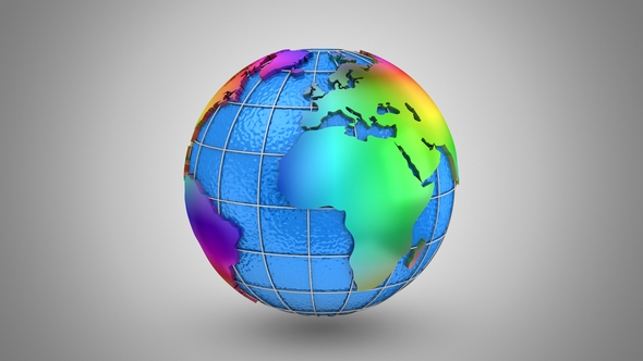 World Map Turns Into a Globe alt