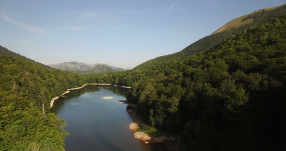 Aerial View Of Biogradsko Lake, Biogradska Gora National Park In Montenegro