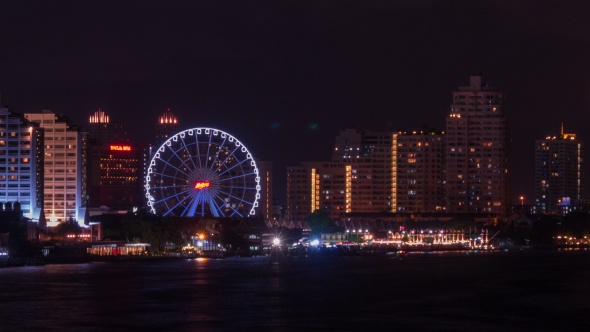 City Night Beside River