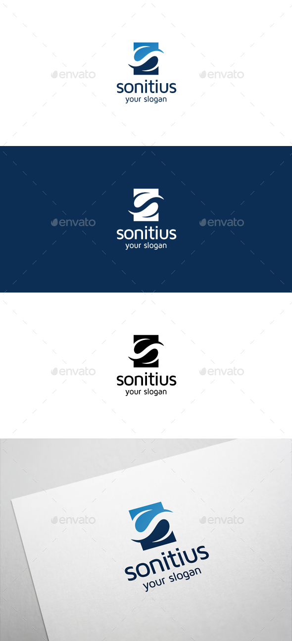 Sonitius S Letter Logo