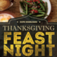 Thanksgiving Feast Night Flyer - GraphicRiver Item for Sale
