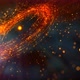Orange Galaxy Space Motion Background - VideoHive Item for Sale