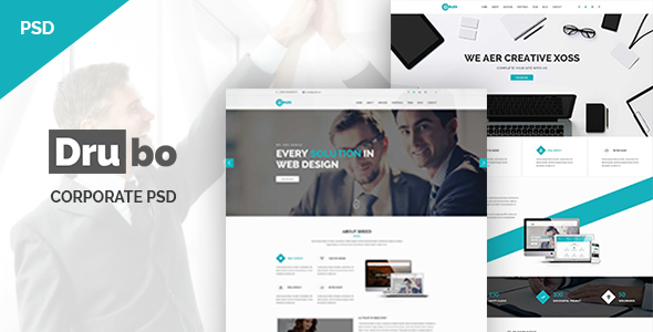 Drubo - Corporate PSD Template