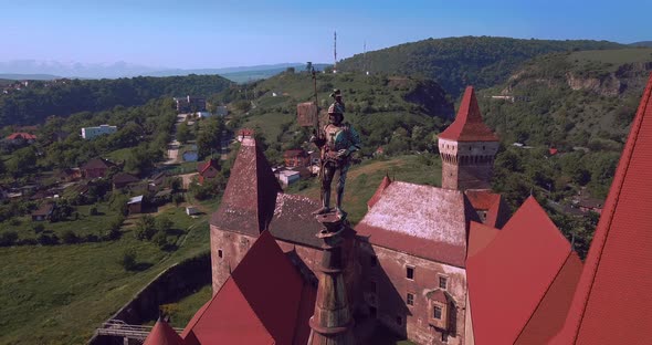 Corvin Castle In Transylvania, Romania