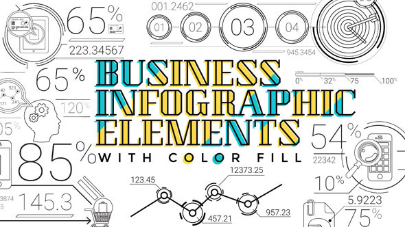 30 Line Infographic Elements alt