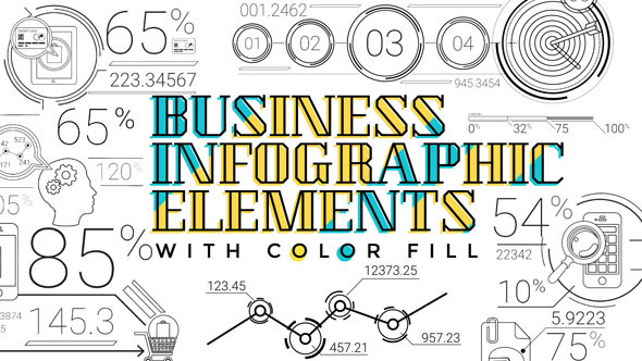 30 Line Infographic Elements