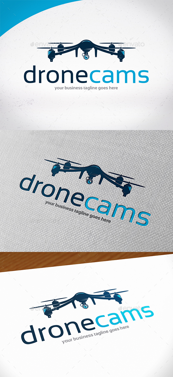 Drone Cam Logo Template