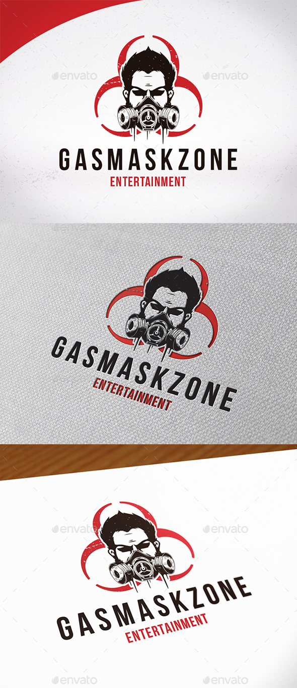 Gas Mask Logo Template