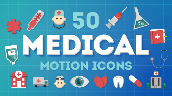 50 Medical Motion Icons