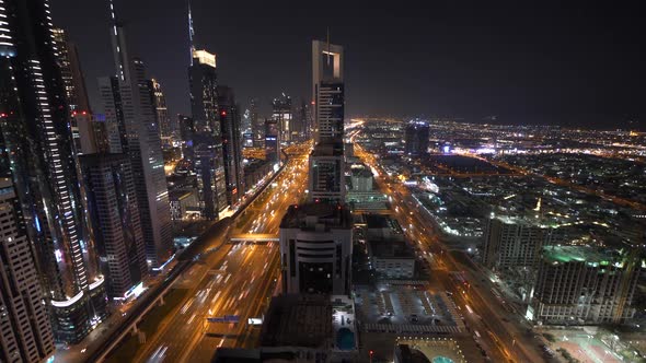 Cityscape Skyline view of High Rise Skyscrapers  alt