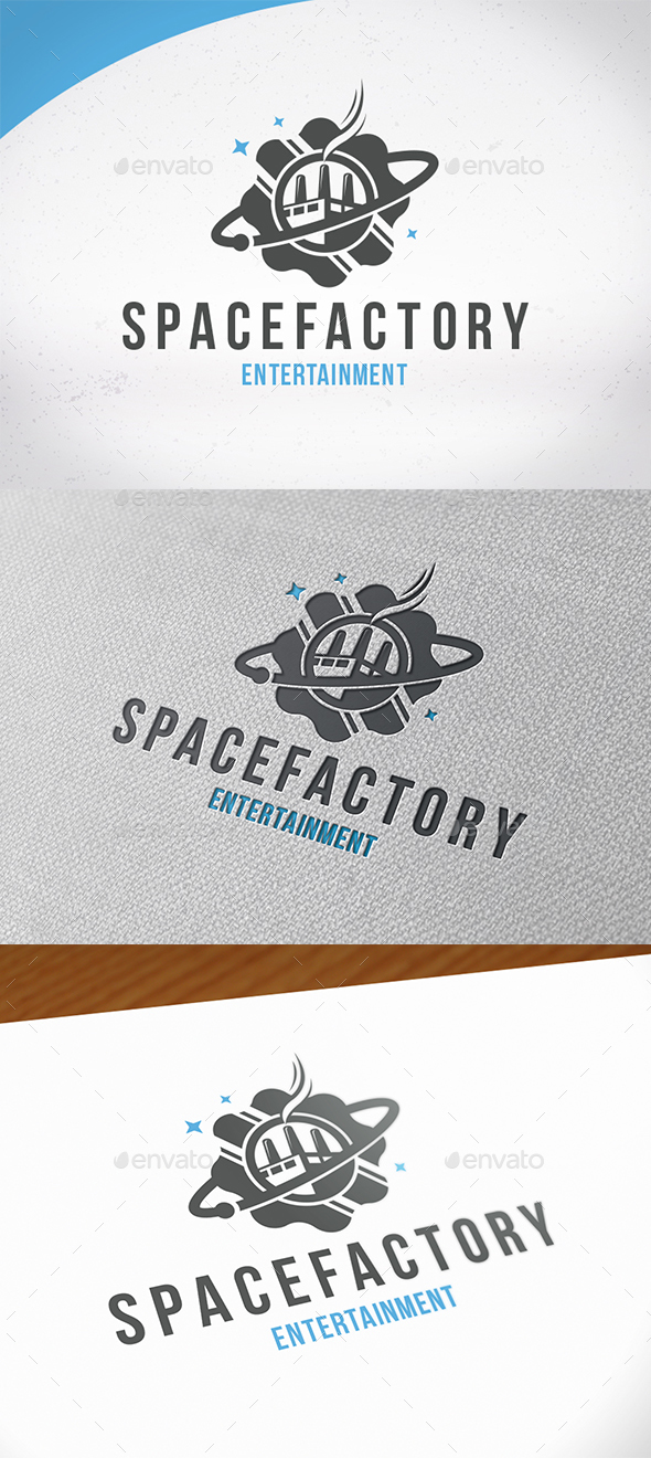 Space Factory Logo Template