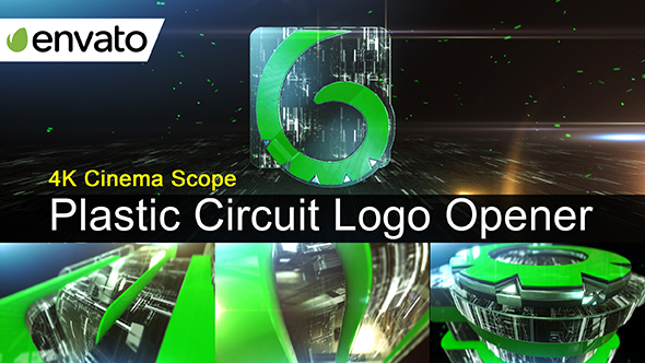 Plastic Circuit Logo Opener / Element 3D