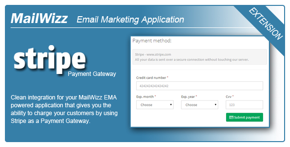 MailWizz EMA integration with Stripe Payment Gateway for Subscriptions