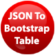 JSON To Bootstrap Table - jQuery Plugin - CodeCanyon Item for Sale